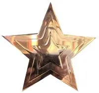 Звезда на памятник ø 150 (518234) монтаж обелиск - стела мм. пустотелая в Троицке