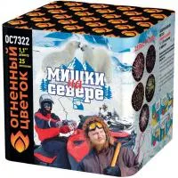 Салют Мишки на севере ОС7322 в Троицке доставка Огненный Цветок