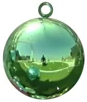 Ёлочный шар зелёный (518841) ∅ 400 мм. Троицк 