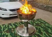 Чаша торжественного огня афины (51756458) производство для ø 360 мм. ветроустойчивая в Троицке