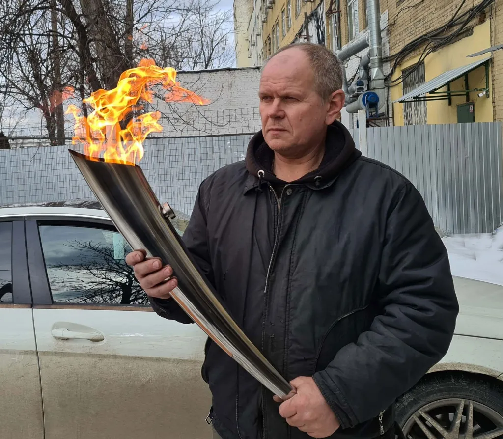 Факелы для эстафеты Олимпийского огня в Троицке Факелы для эстафеты Олимпийского огня в Троицке